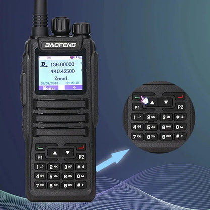 Baofeng Radio Dmr Dm-1701 Open Gd77 Sms 5W Digital Walkie Talkie  Hunting Camping Two-Way Radio