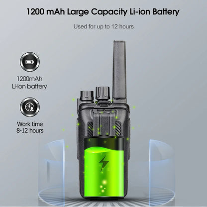 Retevis RT668 Walkie Talkies Long Rang 10PCS Rugged PMR Radio VOX 2 Way Radio for Hotel Restaurant Communication Equipment