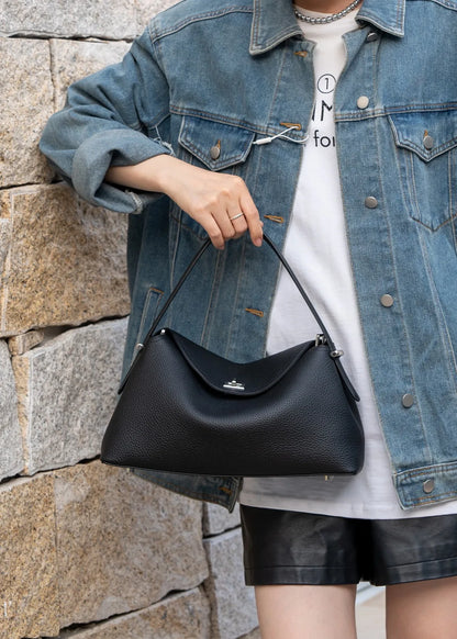 Women's Genuine Grade Leather Handbag Luxury Designer Brand Ladies Cowhide Shoulder Crossbody Bags for Woman High Quality New