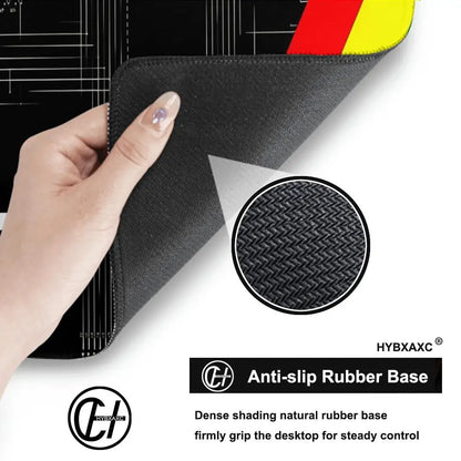 Retro S-Sinclair Z-ZX Spectrum Cool Mouse Pad For Office Gaming And Keyboard Non-Slip Large XXL Big Waterproof Table Pad HYBXAXC