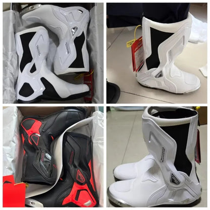 BENKIA CE Certification Motorcycle Botas Professional Track Riding Boots Racing Summer Zapato AntiCollision Off-Road for Rally