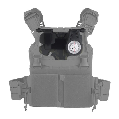 Tactical Militar Outdoor Survival Compass for MOLLE Mobile Phone Holder Navigation Board Foldable Admin Panel Hunting Vest Gear