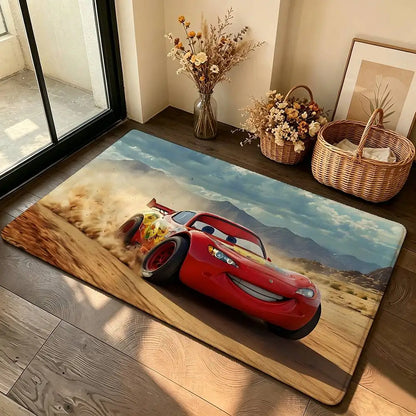 Anime-L-lightning-M-mcqueenS Cool Carpet Bathroom Anti-slip Mat Door Mat Home Decoration Mat Entrance Door Mat Scratch-resistant