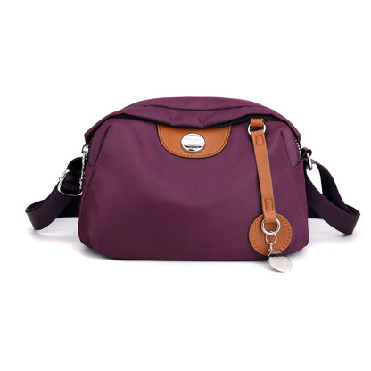 Fashion Nylon Shoulder Bags For Women Waterproof Shell Crossbody Bag Fashion Solid Color Messenger Handbags Shopping Purse