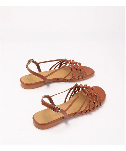 ZAROY Luxury Gold Gladiator Flat Sandals Woman Summer Narrow Band Open Toe Roman Shoes Casual Strap Sandalia Zapatos босон
