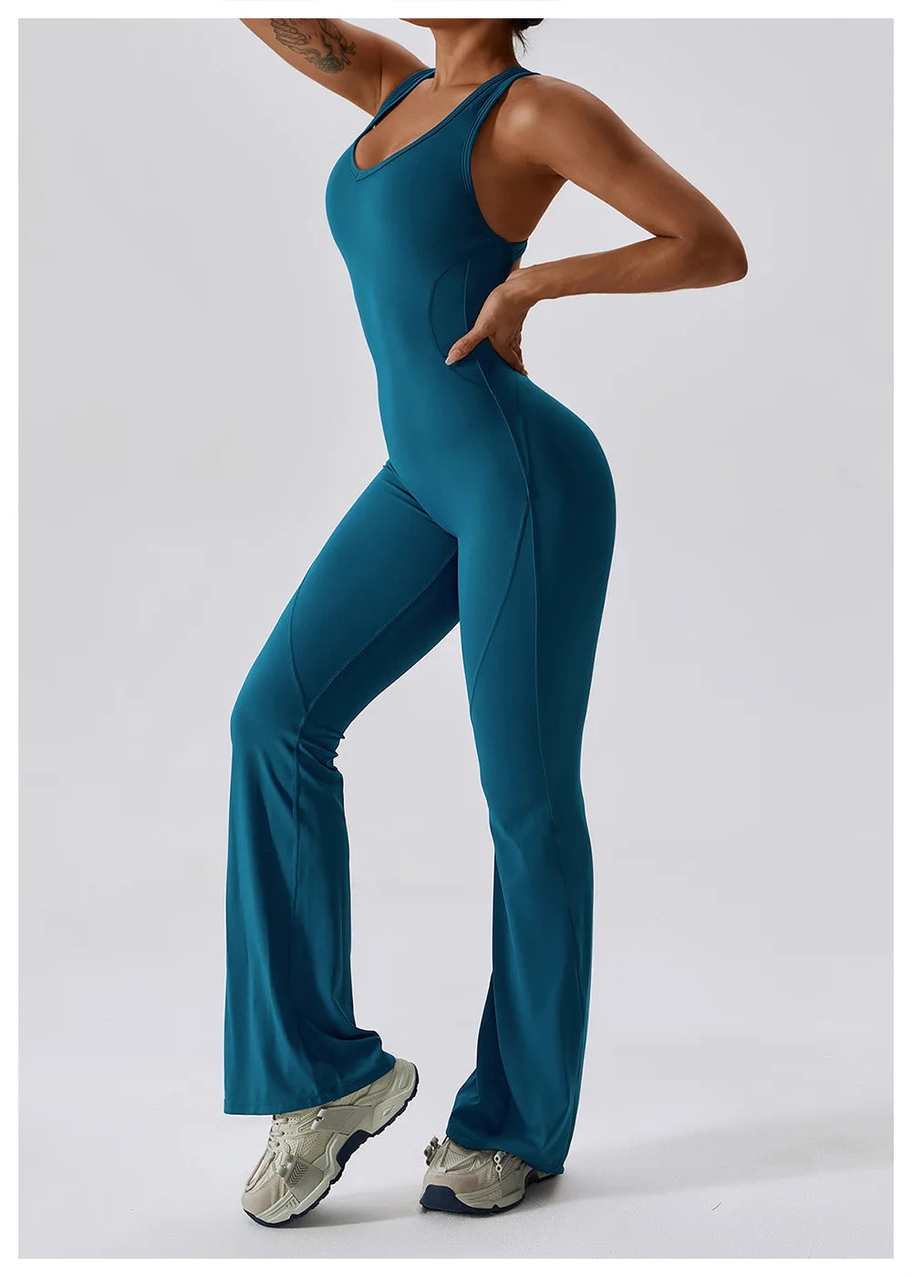 Women Training Yoga Suit Sportswear Gym Set Women 1 Pcs Sports Jumpsuit Fitness Rompers Stretch Female Push Up Workout Bodysuits