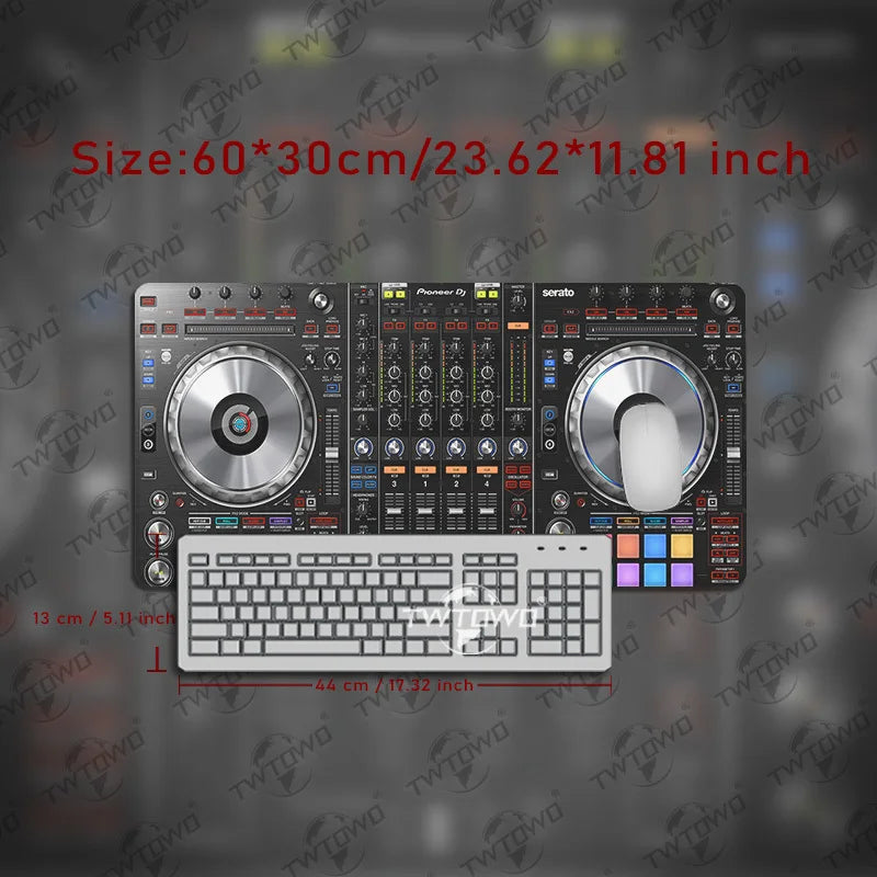 Mouse Pad Radio Dj Gamer printon demand Custom Computer Mousepad XXL MousePads Natural Rubber Office Soft PC Desktop Mouse Pad