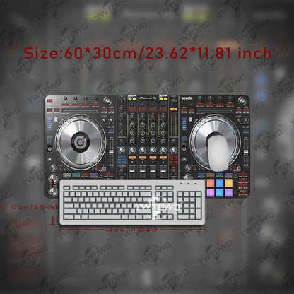 Mouse Pad Radio Dj Gamer printon demand Custom Computer Mousepad XXL MousePads Natural Rubber Office Soft PC Desktop Mouse Pad
