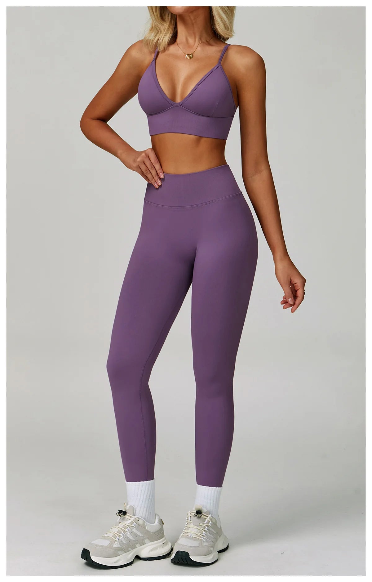 2/3PCS Seamless Sport Yoga Set Women's Breathable High Waist Fitness Sportwear Women Sports Underwear Set Gym Workout Clothes