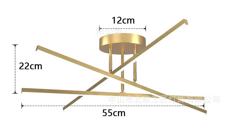 2023 new ceiling lamp Nordic modern LED lamp living room dining room bedroom lights ceiling chandelier