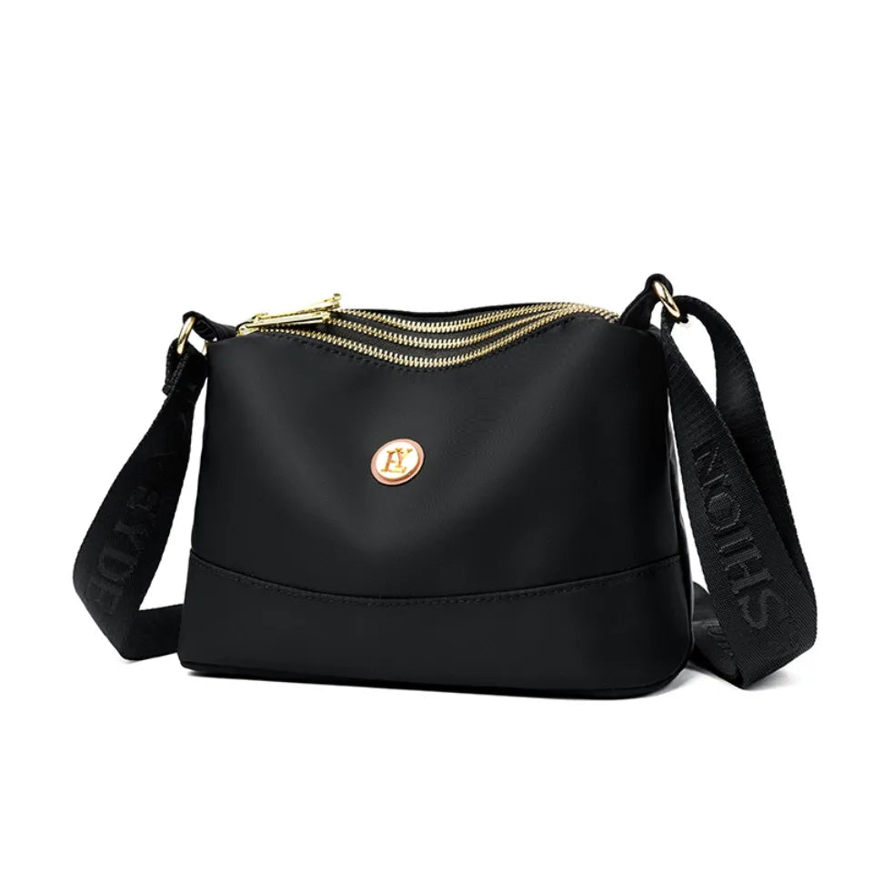 High Quality Women's Waterproof Nylon Multilayer Crossbody Bag Ladies Large Capacity Handbag Purse Female Shoulder Bags 3 Layers
