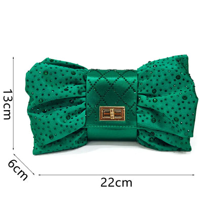 Nigerian Women Heel Party Ladies Italian Design Shoes And Bags Set Decorated with Rhinestone Handbag Wedding Party