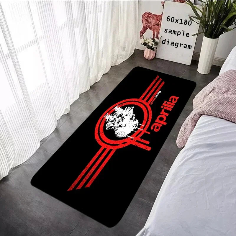 Living Room Rugs A-Aprilia Motorcycle Carpets Entrance Doormat Floor Mats Carpet Anti Slip Mat Home Rugs Kitchen Hallway Decor