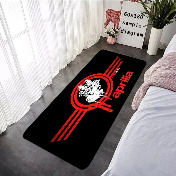 Living Room Rugs A-Aprilia Motorcycle Carpets Entrance Doormat Floor Mats Carpet Anti Slip Mat Home Rugs Kitchen Hallway Decor