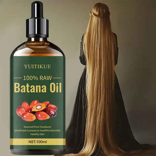 Honduran Raw Batana Hair Oil 100ml Natural Unrefined Formula Hydrate Dry Hair Reduce Breakage Repair Damaged Hair Care Serum