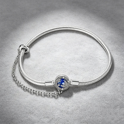 2026 Hot Selling 925 Silver Heart Shaped Buckle Snake Chain Sparkling Zircon Original Bracelet Women Fashionable Luxury Jewelry