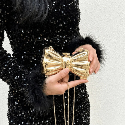 Acrylic Luxury Evening Bags Flower Shaped Single Shoulder Banquet Chain Bag Sparkling Handbag Mini Lipstick Bag Wedding Clutch