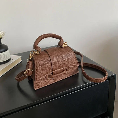 Vintage Women Silver Chic Crossbody Bag Luxury Designer Small Shoulder Bags Fashion Gold Mini Coin Purse Cute Pu Leather Handbag