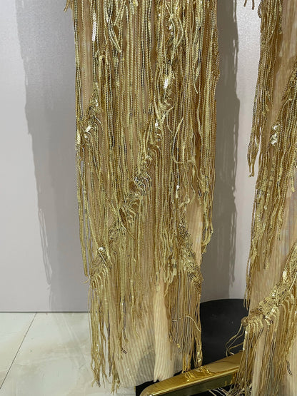 Sparkly Black Rhinestones Sequined Fringe Jumpsuit Women Sexy Nightclub Party Birthday Outfit Show Singer Stage Perform Costume