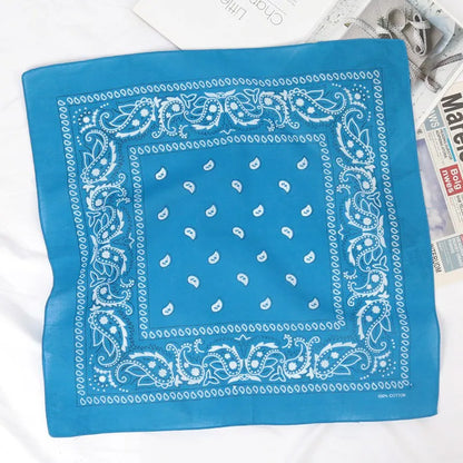 21 Colors Summer Ip Hop Bandana Casual Elegant Thin Breathable Neck Women Head Wrap Hair Scarves Shawl for Women/Men/Boys/Girls
