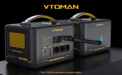 VTOMAN Jump 1500 Extra Battery 1548Wh, Backup LiFePO4 (LFP) Battery Jump 1000 & Jump 1500X & Jump 1800 Power