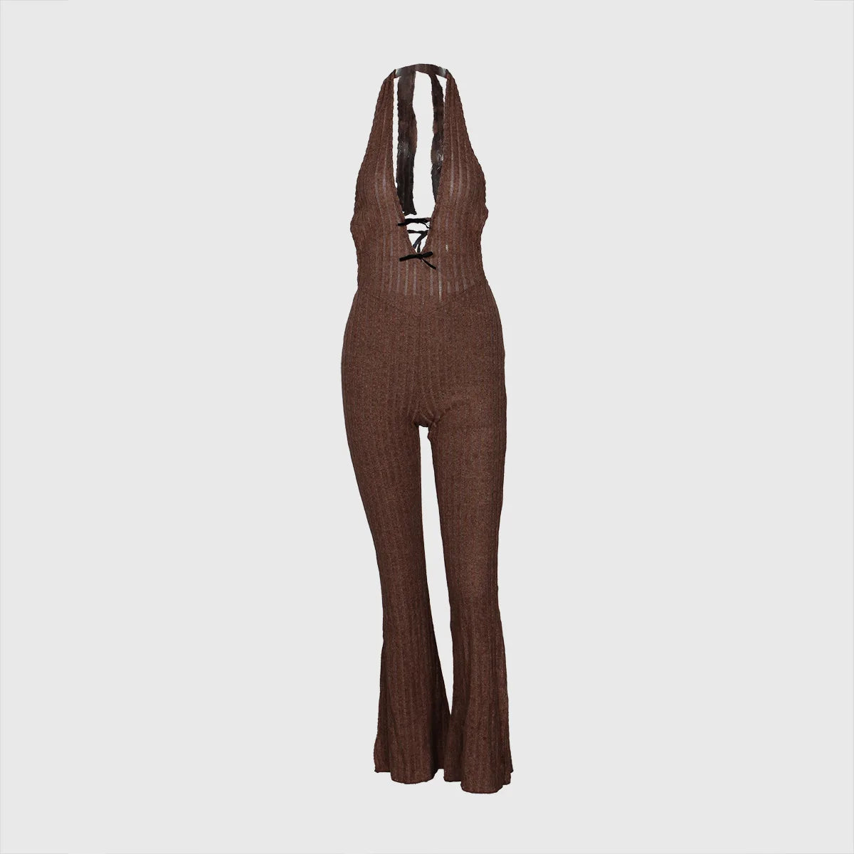Sexy Knitted Jumpsuits 2025 Women Spring Bodysuits Knitwear Elegant Luxury Bodycon One Piece Rompers Crochet Jumpsuit Playsuit