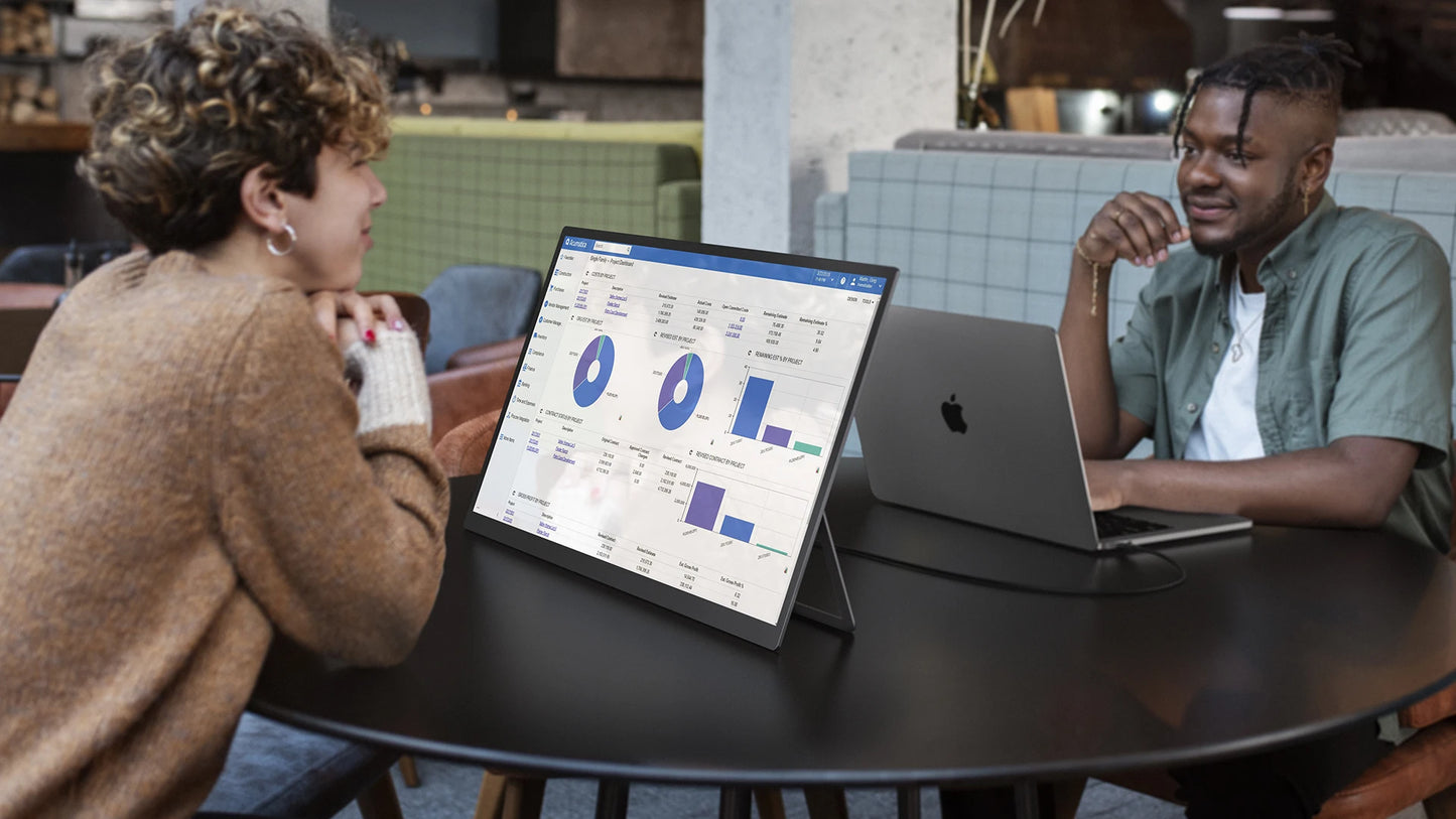 UPERFECT 23.8” Touchscreen Large Computer IPS Display With Stand 120Hz Desktop Monitor For XBox Switch PS5 Gaming Extend Screen