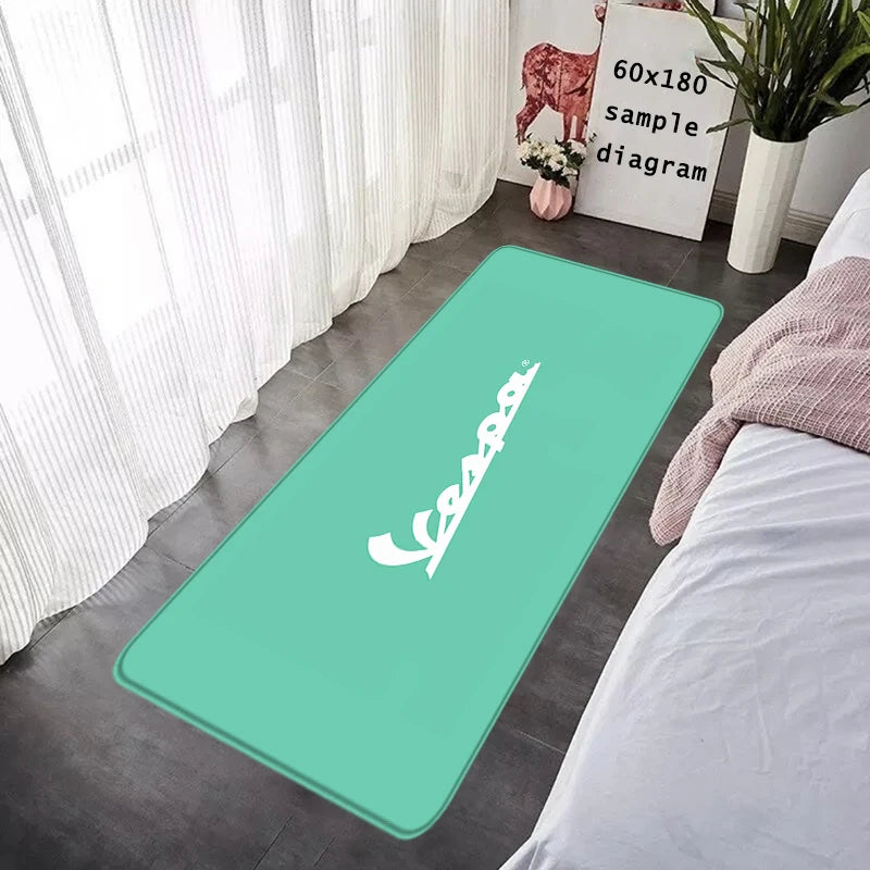 House Entrance Doormat Motorcycle Hallway Carpet Living Room Rugs V-Vespas Foot Carpets Bath Rug Floor Mats Non-slip Home Decor