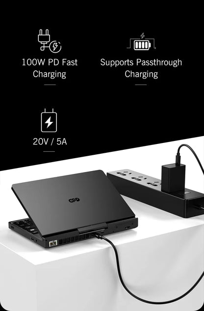 GPD Pocket4 2 in 1 Laptop Tablet 8.8 Inch 144Hz AMD AI 9 HX370 8840U 64GB RAM 2TB NVMe Portable Palm Size Mini PC 2026 New