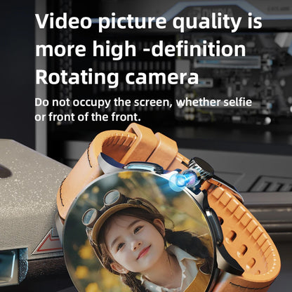 VALDUS GT200 4G Smartwatch HD Camera Man Woman Video Chat Fingerprint Control 32GB Memory WIFI GPS Step Smart Watch For Android