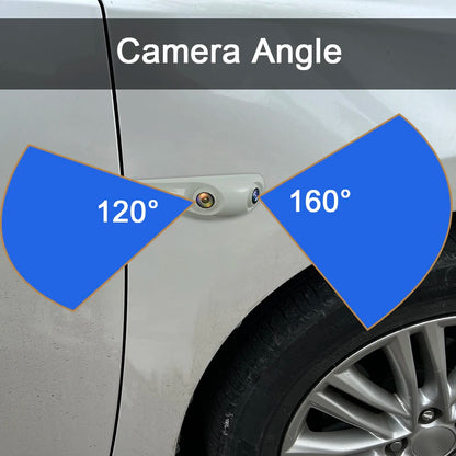 TEENRAM Car Side View Dual Lens Camera Vehicle  AHD1080P HD Camera 4PIN Connection Camera Vehicle Waterproof  AHD Single Cam