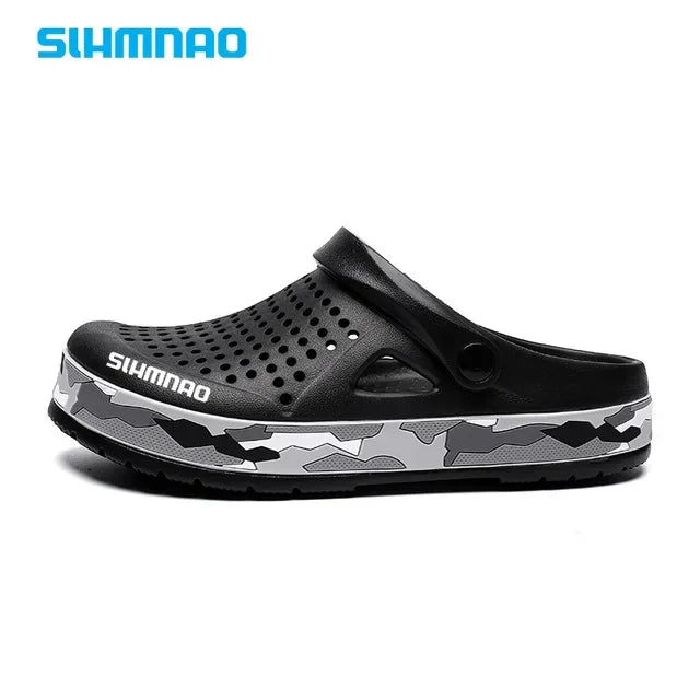 2025 Summer Outdoor Beach Casual Sandals, Lightweight and Breathable Household Shoes, Anti Slip and Breathable Fishing Slippers
