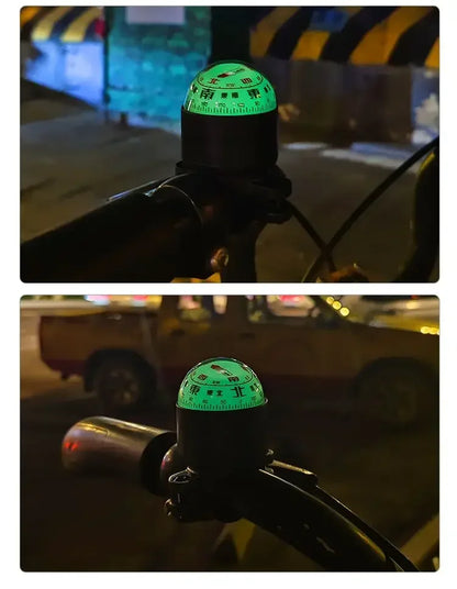 High‑Precision Riding Compass Waterproof Sun‑resistant Luminous Guiding Ball Navigation Tool for Motorcycle Electric Bicycle