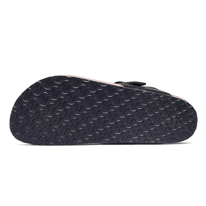 All-match Flats Beach Slippers Mens Thick Sole Men Cork Luxury Sandals Beach Vacation Comfort Shoes Slip on Flip Flops for Men