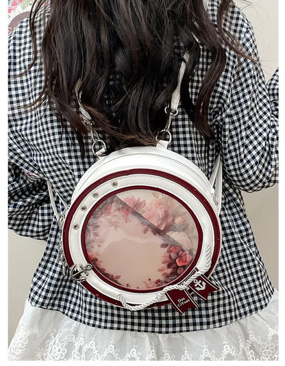 2026 New Sweet Y2k Aesthetic Shoulder Bags Women Kawaii Fashion Casual Backpacks Trendy transparent Travel Crossbody Ita Bags