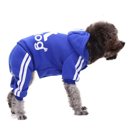 2Pcs New Autumn Winter Dog Clothes Four-Legged Hoodie Pet Clothing for Cats Dogs Puppy Kitten Warm Sweatshirt Apparel C004