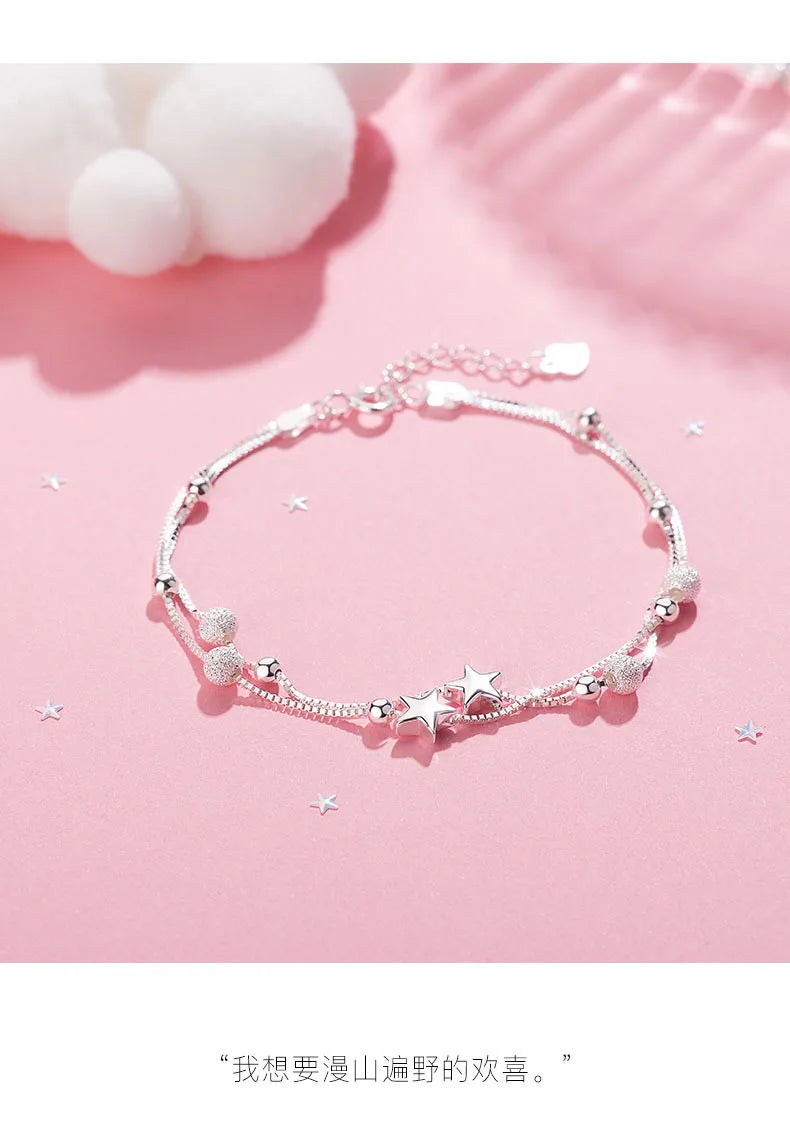 925 Sterling Silver Bracelet Woman Vintage Luxury Original Jewelry Accessories Fashion Designer Party Wedding Jewelry Gifts 2025