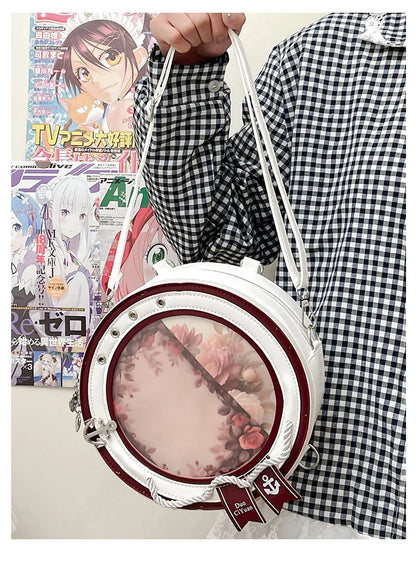 2026 New Sweet Y2k Aesthetic Shoulder Bags Women Kawaii Fashion Casual Backpacks Trendy transparent Travel Crossbody Ita Bags