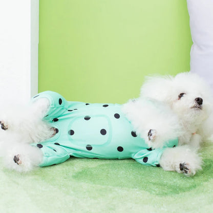 Dog Clothes Green Purple Dog Costume Suits Wrapped Belly Overalls Tracksuit For Small Dogs Chihuahua York Puppy Jumpsuit Pajamas