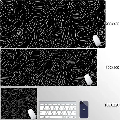 Computer Mouse Pad Strata Liquid Gaming PC Deskmat Laptop Pc Accessory Non-slip soft Mat XXL size Mousepad Large 900x400 Mats