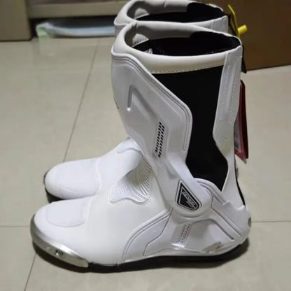 BENKIA CE Certification Motorcycle Botas Professional Track Riding Boots Racing Summer Zapato AntiCollision Off-Road for Rally
