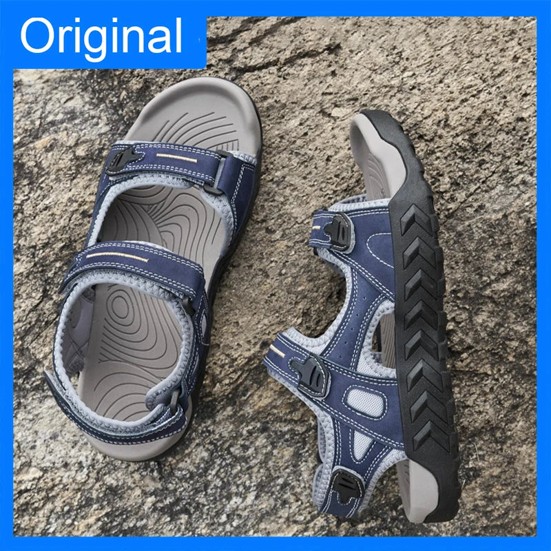 Men Sandals Outdoor Camping Hiking Water Wading Sports Shoes Anti Slip Quick Drying New Summer Comfortable Beach Shoes for Youth
