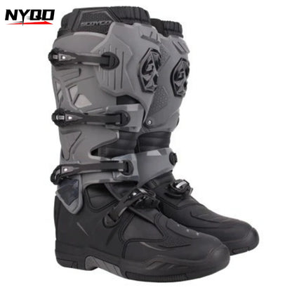High‑Cut Motocross Boots Men Off‑Road Dirt Bike Protective Motorcycle Enduro Racing Riding Boots