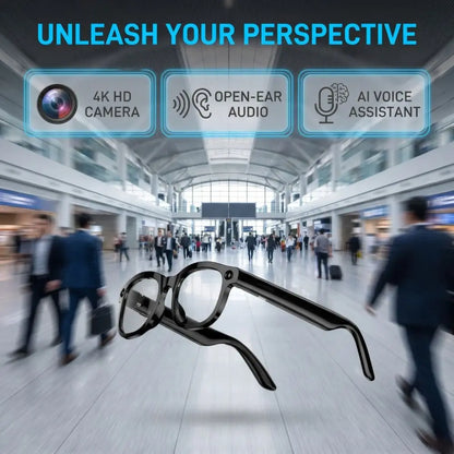 Real-time Translation AI Smart Glasses Anti-Blue Light Wearable Tech Smart Video Glasses Bluetooth Audio AI Voice