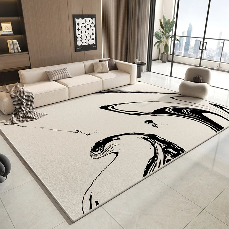 French Light Luxury Sofa Coffee Table Rug Bedroom Bedside Carpets Large Area Living Room Decoration Rugs Cloakroom Decor Carpet