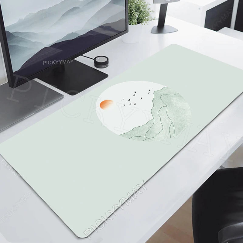 Mouse Pads Chinese Style Art Table Mats Computer Mousepad Company Big Desk Pad 120x55cm Large Gamer Mousepads Mouse Mat