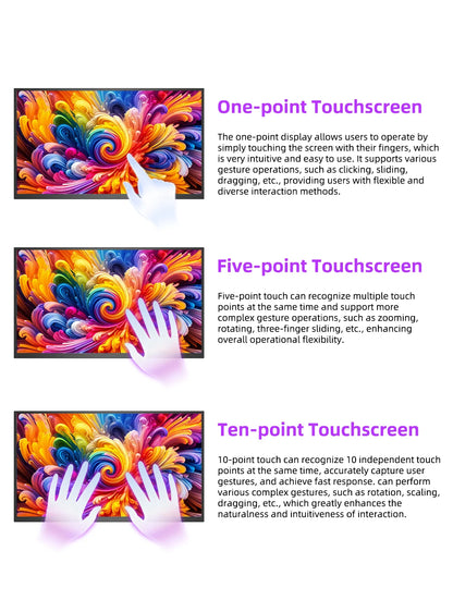 UPERFECT UMax 22"2K QLED Touchscreen Portable Monitor 137%sRGB External Second Touch Screen Display For Laptop/PC/Phone MAC