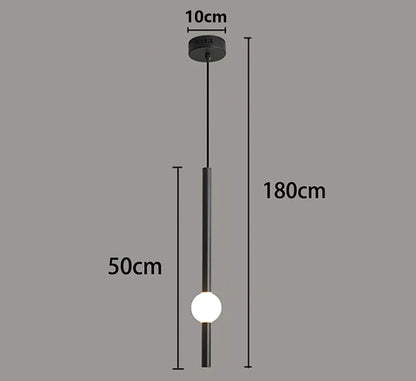 1pc Modern Home Decor LED Lights Bedroom Lamp Bedside Pendant Light Lamps LED Chandeliers Hanging Light Indoor Lighting