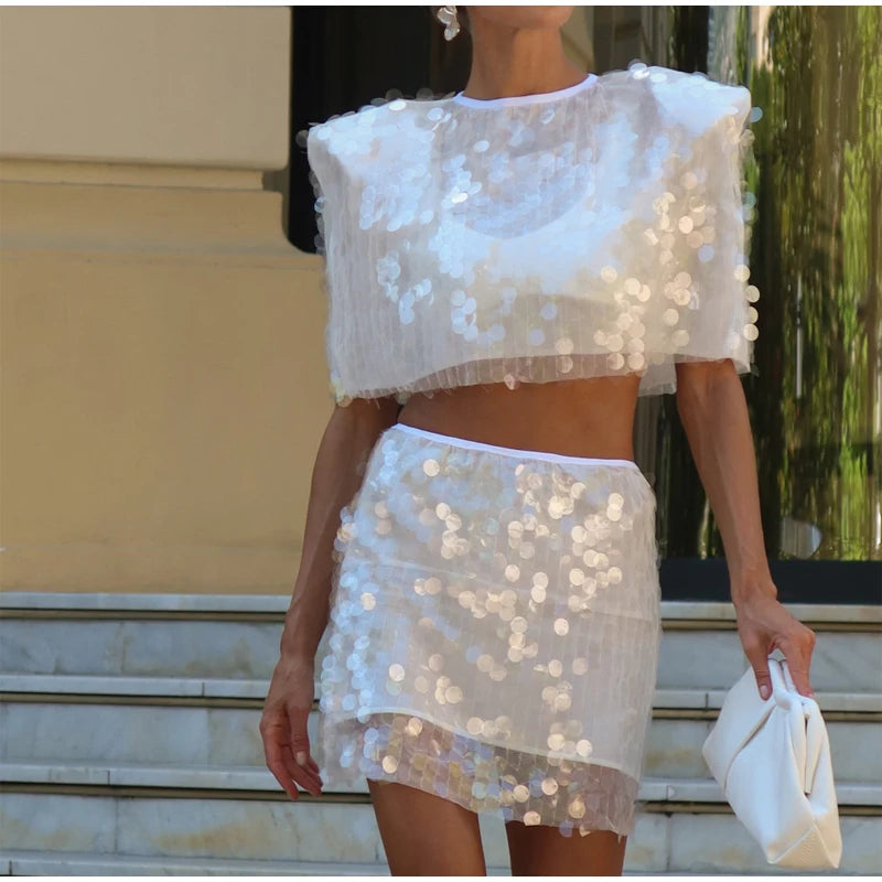 Sexy Sequin Sling Slim Short Dress Women Chic Sleeveless Off Shoulder Slim Dresses 2026 Lady Evening Party Club Vestidos New