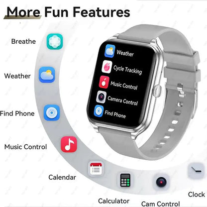 2026 new ultra-thin outdoor sports smartwatch, wirelesscommunication,suitable for men's and women'ssports,stepcounting,best gift